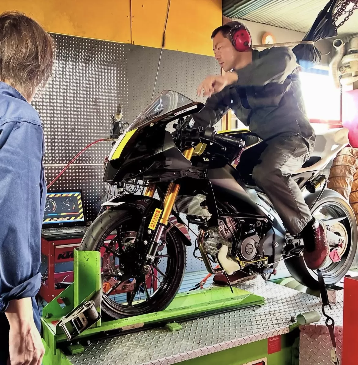 #シャーシダイナモ測定 YZF-R125