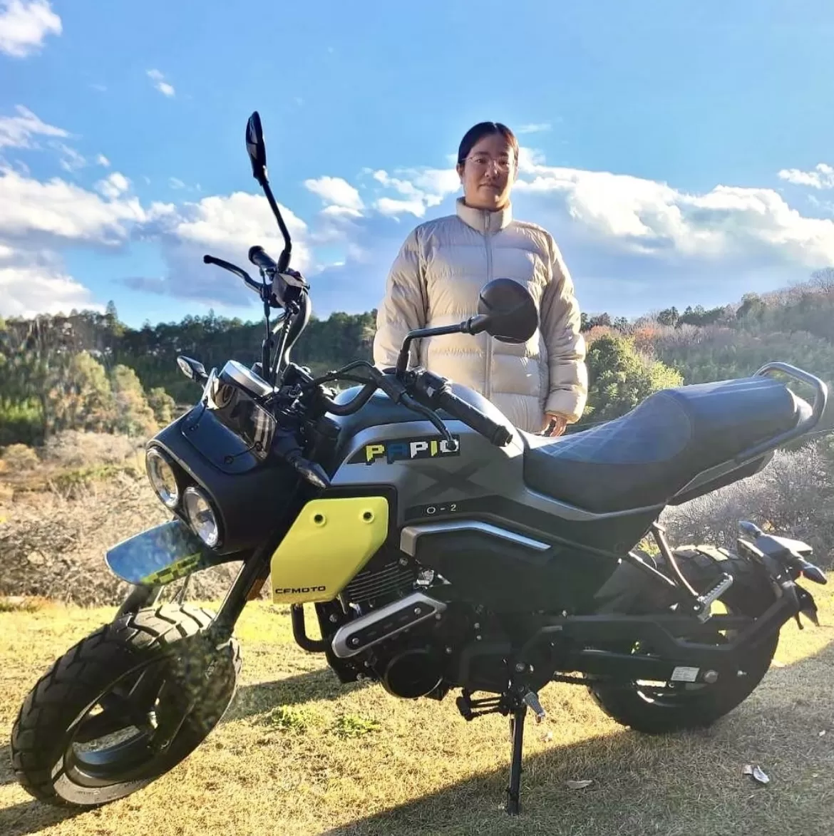 納車CFMOTO#papioxo2