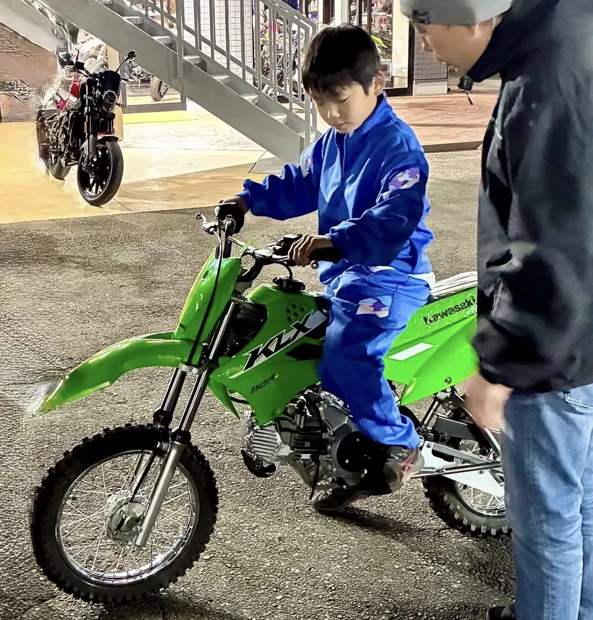 納車カワサキ#KLX110RL